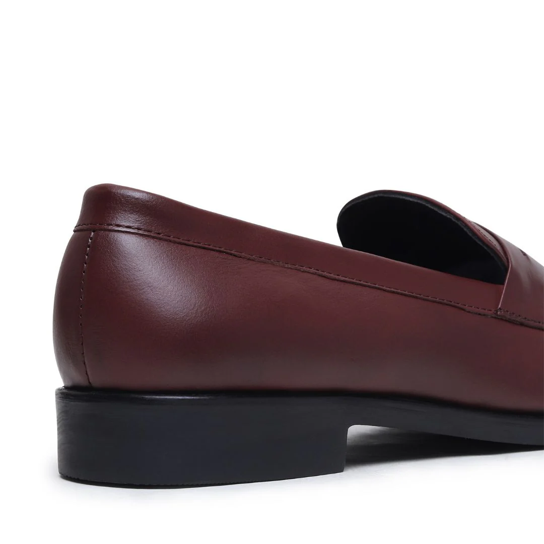 Belmonte Brown Formal Penny Loafers for Men – Genuine Leather Slip-On Shoes for Office & Party Wear - Image 8