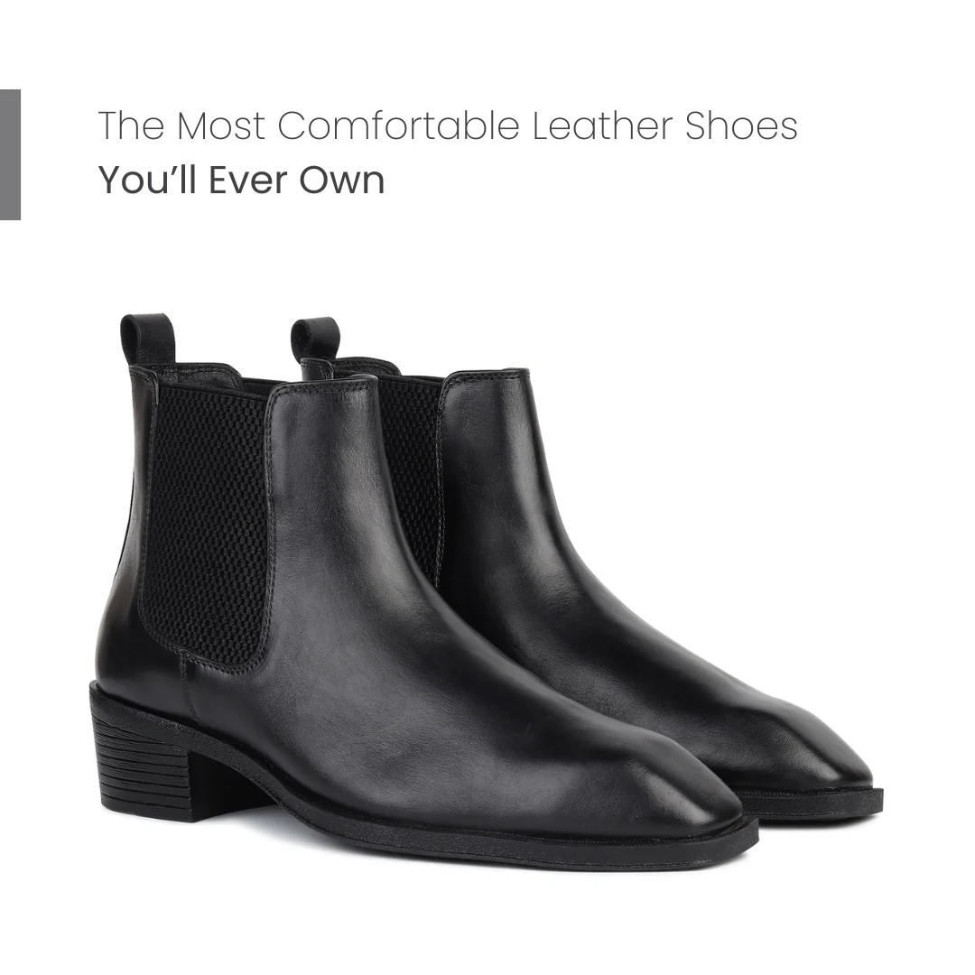 Dominion Cuban Chelsea Boots – Black Genuine Leather Men’s Boots - Image 5