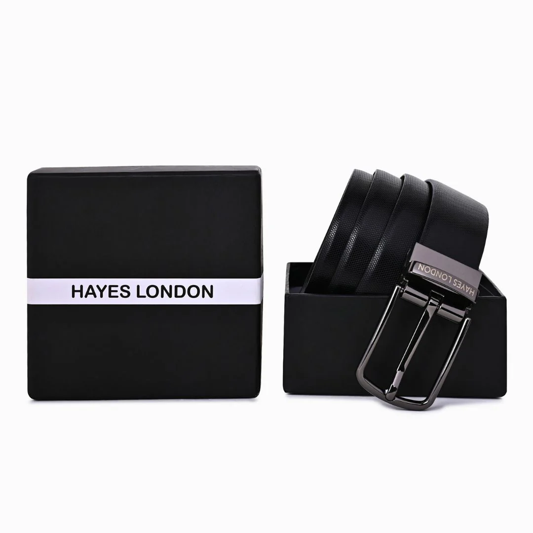 Italian Leather Reversible Black & Brown Belt For Men (Leather Texture: Braided) - Image 8