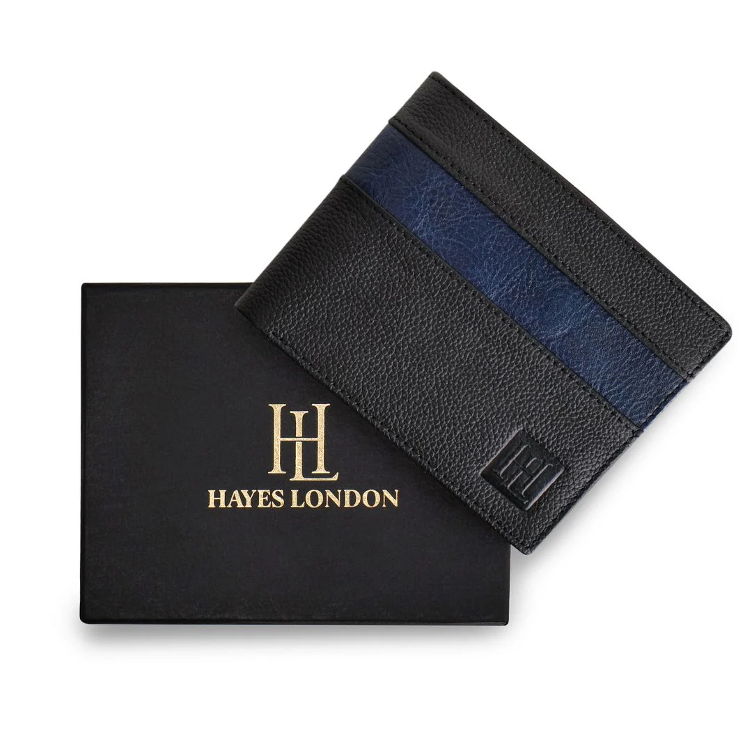 Maverick Black Genuine Leather Textured Wallet for Men - RFID Blocking, Slim Bifold Wallet with 11 Compartments - Image 5