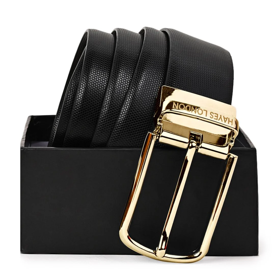 Italian Leather Reversible Black & Brown Belt For Men (Leather Texture: Braided) - Image 7