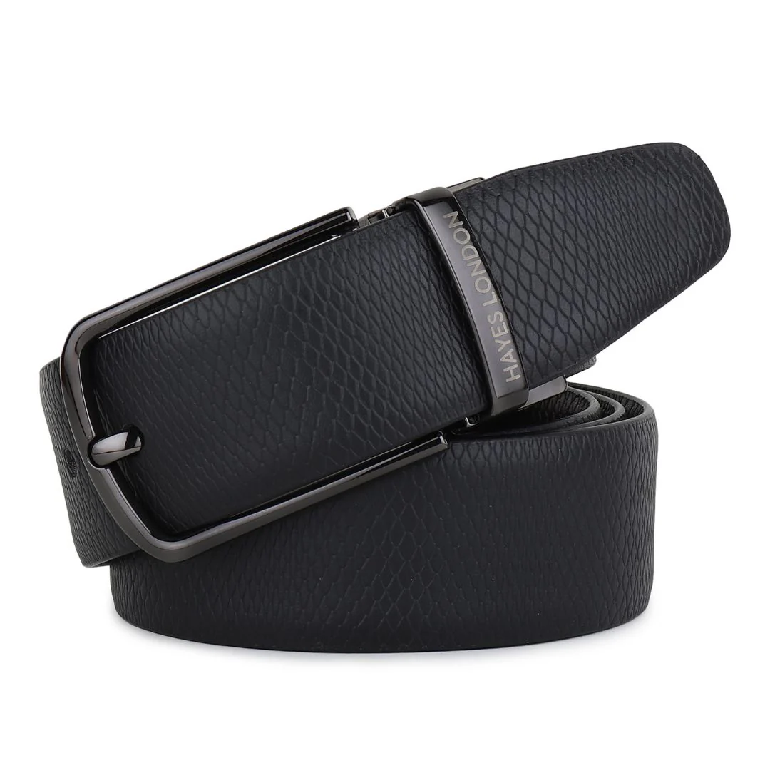 Italian Leather Reversible Black & Brown Belt For Men (Leather Texture: Viper) - Image 13