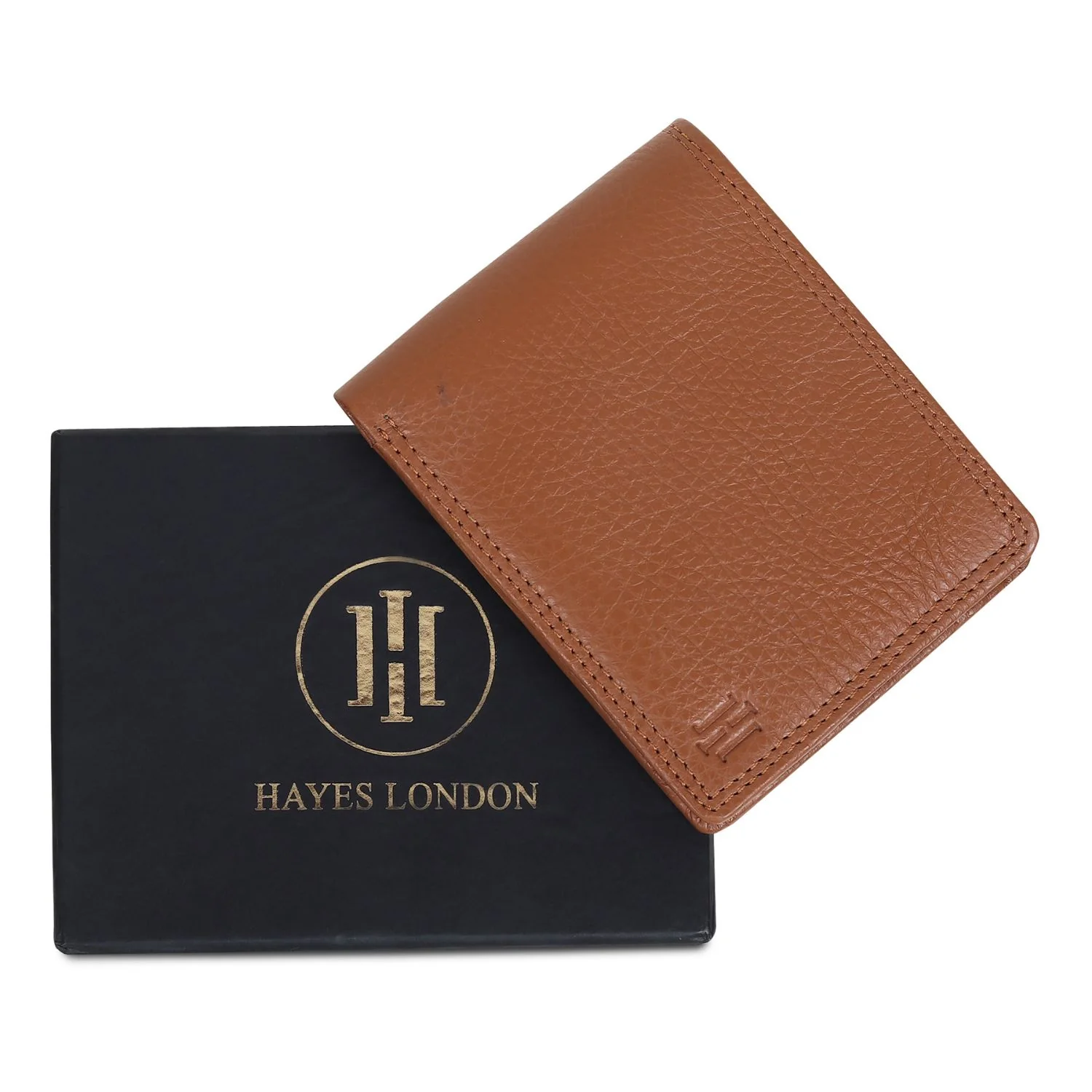 Signature Tan Genuine Leather Textured Wallet for Men - RFID Blocking, Slim Bifold Wallet with 8 Compartments - Image 12