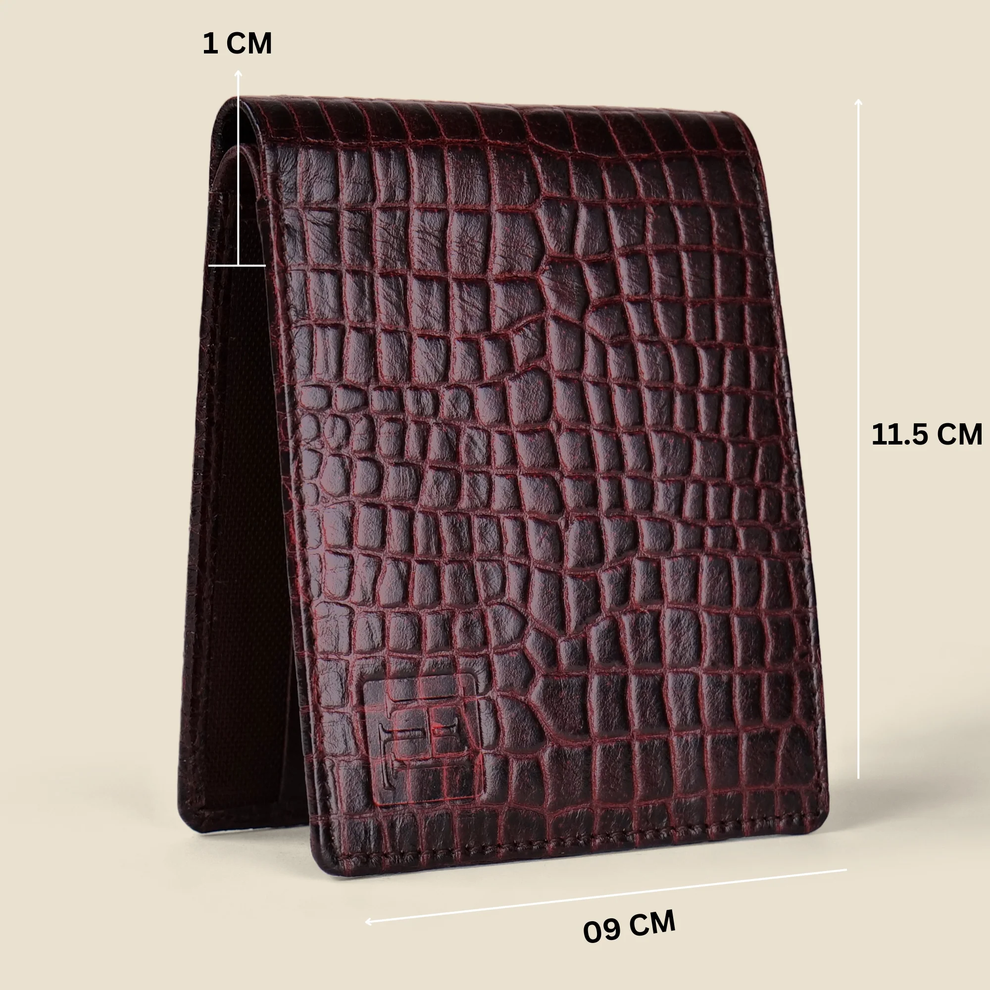 The Gator Brown Genuine Leather Wallet for Men – RFID Blocking, Original Bifold Wallet with 8 Compartments - Image 4